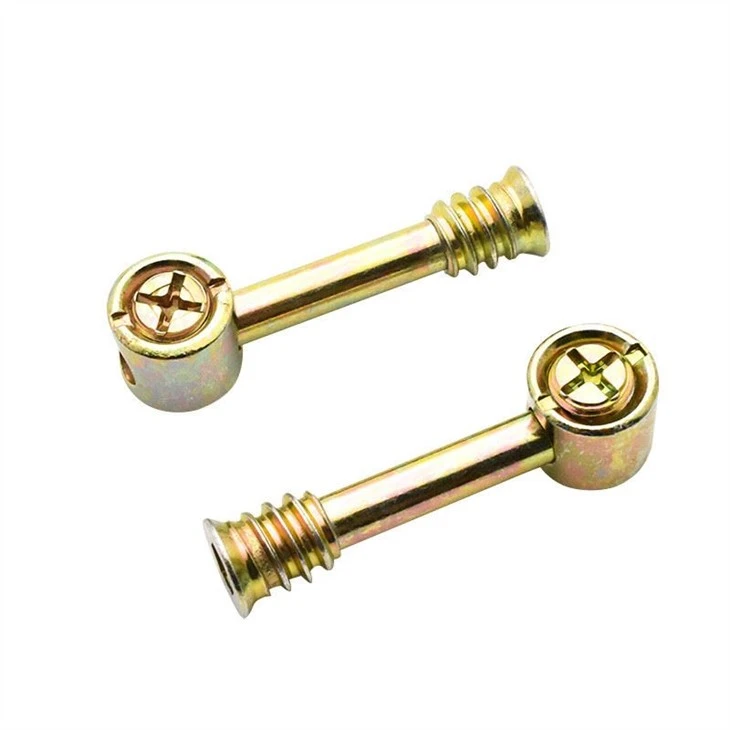 wholesale 3 in 1 Plastic Corner Cabinet Connectors With Dowel