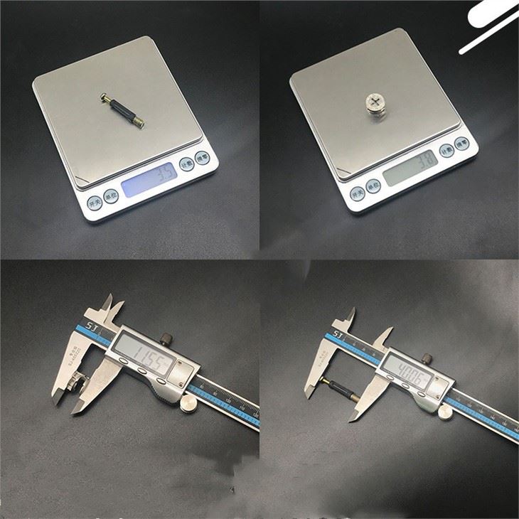 Furniture Joint Cam Connector 12mm X 10mm For Cabinet Manufacturers
