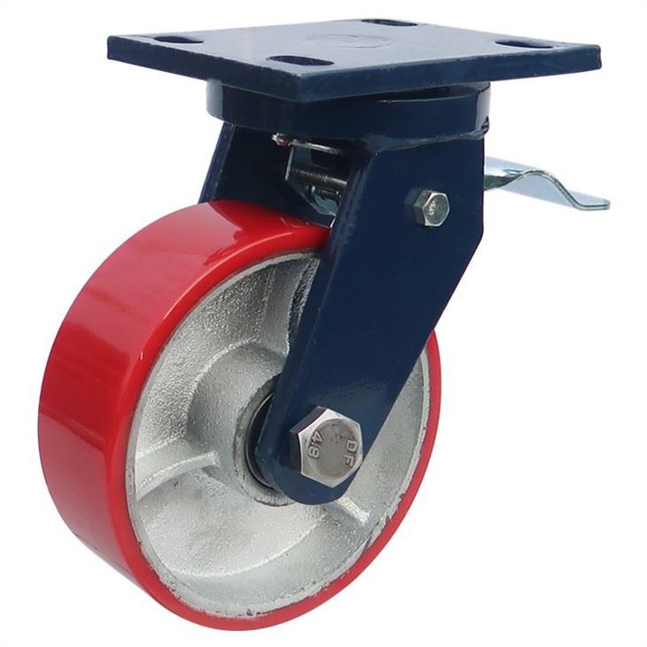 buy Heavy duty castor wheels with brake